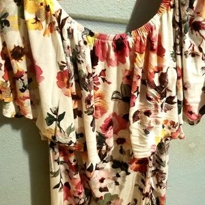 COPY - 🍍Flowery Off Shoulder Top🍍